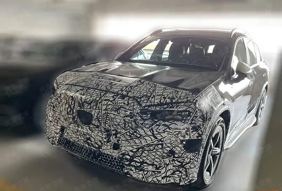 预计年内发布 奔驰GLC EV内饰谍照曝光