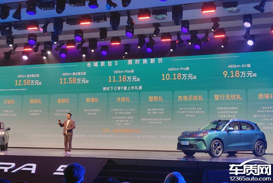 欧拉5正式上市售9.98万起 全曲面设计配城市NOA功能-金坦汽车资讯