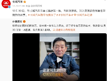 长城汽车，又一次全网“征名”