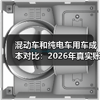 混动车和纯电车用车成本对比:2026年真实账单拆给你看 混动车和纯电车用车成本对比:2026年真实账单拆给你看