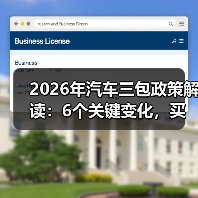2026年汽车三包政策解读:6个关键变化,买车不再靠运气 2026年汽车三包政策解读:6个关键变化,买车不再靠运气