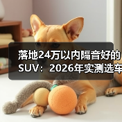 落地24万以内隔音好的SUV：2026年实测选车清单与避坑攻略
