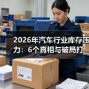 2026年汽车行业库存压力：6个真相与破局打法，看完少走3年弯路