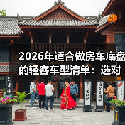 2026年适合做房车底盘的轻客车型清单：选对少走3年弯路