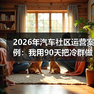 汽车社区进阶策略：信任建立与实用信息转化-金坦汽车资讯