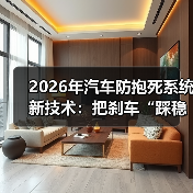 2026年汽车防抱死系统新技术：把刹车“踩稳”的5个关键变化