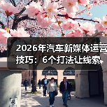 2026年汽车新媒体运营技巧：6个打法让线索翻倍、内容不内耗