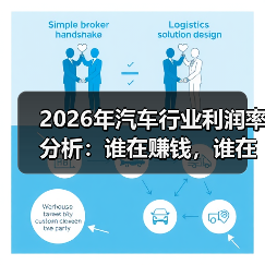 2026年汽车行业利润率分析：谁在赚钱，谁在“卖得越多亏得越狠”？