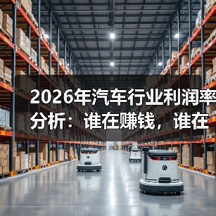 2026年汽车行业利润率分析：谁在赚钱，谁在“卖得越多亏得越狠”？
