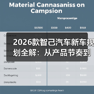2026款智己汽车选购指南：补能智驾座舱升级全解析-金坦汽车资讯