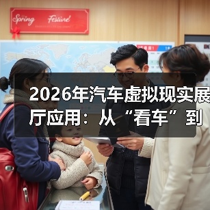 2026年汽车虚拟现实展厅应用：从“看车”到“下单”，门店翻盘的6个关键