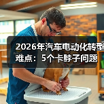 2026年汽车电动化转型难点：5个卡脖子问题与破局路线图