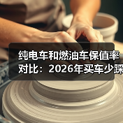 纯电车和燃油车保值率对比:2026年买车少踩坑的真实账本 纯电车和燃油车保值率对比:2026年买车少踩坑的真实账本