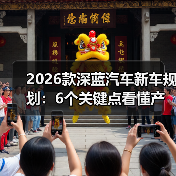 2026款深蓝汽车新车规划：6个关键点看懂产品线与购买窗口