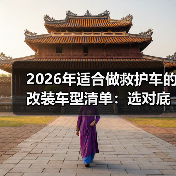 2026年适合做救护车的改装车型清单：选对底盘，急救效率立刻拉满