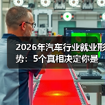 2026年汽车行业就业形势:岗位结构换血,系统工程成新竞争力-云溯流金坦汽车资讯 2026年汽车行业就业形势:岗位结构换血,系统工程成新竞争力-云溯流金坦汽车资讯