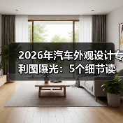 2026年汽车外观设计专利图曝光：5个细节读懂新车真面目与买车时机