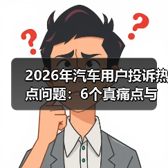 2026年汽车用户投诉热点问题：6个真痛点与避坑清单