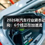 2026年汽车行业资本动向：盈利优先于技术-云溯流金坦汽车资讯