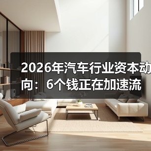 2026年汽车行业资本动向：盈利优先于技术-云溯流金坦汽车资讯