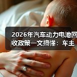 2026年汽车动力电池回收政策一文搞懂：车主、4S店、回收商都要重写流程