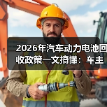 2026年汽车动力电池回收政策一文搞懂：车主、4S店、回收商都要重写流程