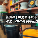 新能源车电池质保政策对比:2026年买车前这张表别错过 新能源车电池质保政策对比:2026年买车前这张表别错过