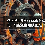 2026年汽车行业资本动向:现金流与智能驾驶投资转向-云溯流金坦汽车资讯 2026年汽车行业资本动向:现金流与智能驾驶投资转向-云溯流金坦汽车资讯