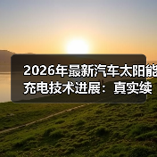 车载太阳能充电是噱头？2026年技术如何改变认知-云溯流金坦汽车资讯