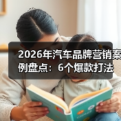 2026年汽车品牌营销案例盘点：6个爆款打法与可复制的增长细节