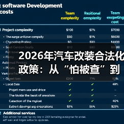 2026汽车改装合法化怎么操作？备案流程+合规成本全解析-金坦汽车资讯