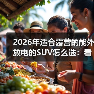 露营外放电SUV怎么选？关键指标和避坑指南-金坦汽车资讯