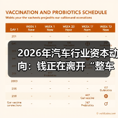 2026年汽车行业资本动向：从“规模崇拜”到“现金流崇拜”？揭秘三大暗线与资金偏好清单-金坦汽车资讯