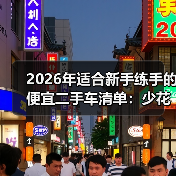 2026年适合新手练手的便宜二手车清单:少花冤枉钱,多练真本事 2026年适合新手练手的便宜二手车清单:少花冤枉钱,多练真本事