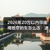 2026年20万以内带座椅按摩的车怎么选：通勤腰救星清单与避坑指南