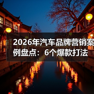 2026汽车品牌营销策略:场景化信任链如何撬动用户增长-金坦汽车资讯 2026汽车品牌营销策略:场景化信任链如何撬动用户增长-金坦汽车资讯