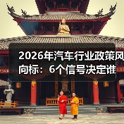 2026年汽车行业政策风向标：6个信号决定谁能活得更好