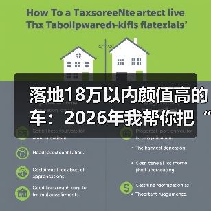 18万内高颜值车如何挑？拆解颜值指标+落地价算法-金坦汽车资讯