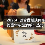 2026婚庆用车怎么选不翻车？这4个指标必须拿捏！-金坦汽车资讯