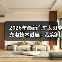 2026年最新汽车太阳能充电技术进展：我实测后发现它不“免费”，但很值