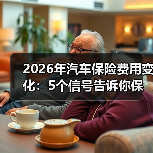 2026年汽车保险费用变化：5个信号告诉你保费怎么走、怎么省