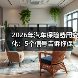 2026年汽车保险费用变化：5个信号告诉你保费怎么走、怎么省
