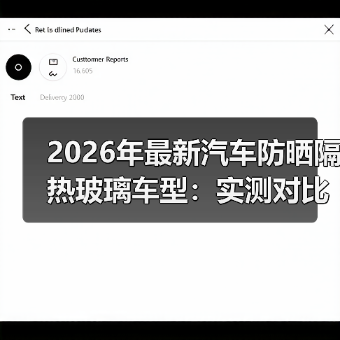 选对防晒隔热玻璃，夏天能少一半罪？-金坦汽车资讯
