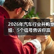 2026汽车并购加速真相：现金流与结构突围关键-金坦汽车资讯