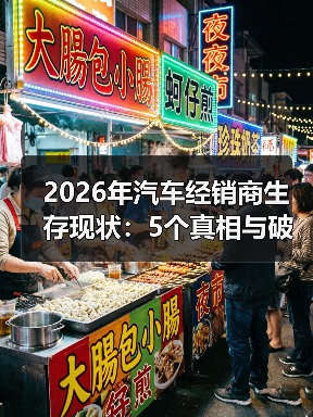 2026年汽车经销商生存现状：靠拼价还是重塑盈利模型？-金坦汽车资讯