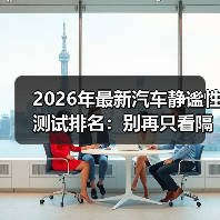 如何看懂最新汽车静谧性测试排名？真实驾驶体验揭秘-金坦汽车资讯