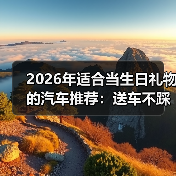 送车是惊喜还是负担？2026最新适合当生日礼物的汽车推荐清单-金坦汽车资讯