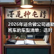 2026年适合做公司通勤班车的车型清单：选对车，迟到率能降87%
