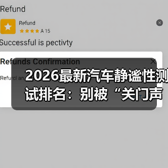 同样配置为何车内安静差异大？静谧性测试真能反映真实体验？-金坦汽车资讯