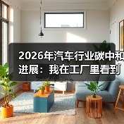 2026年汽车行业碳中和进展：我在工厂里看到的真相与5个关键拐点